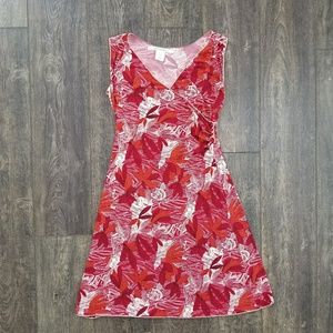 Max Studio Floral Sleeveless Dress - medium